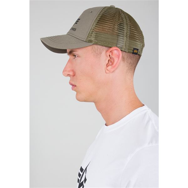 Alpha Industries Basic Trucker Cap green