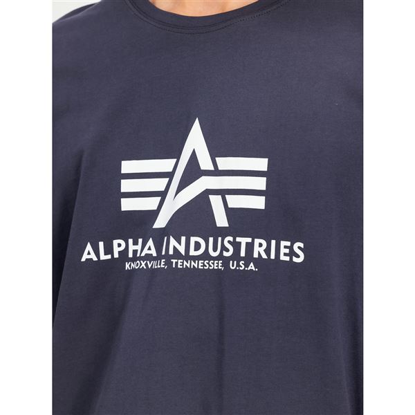Alpha Industries Tričko Basic navy, XL