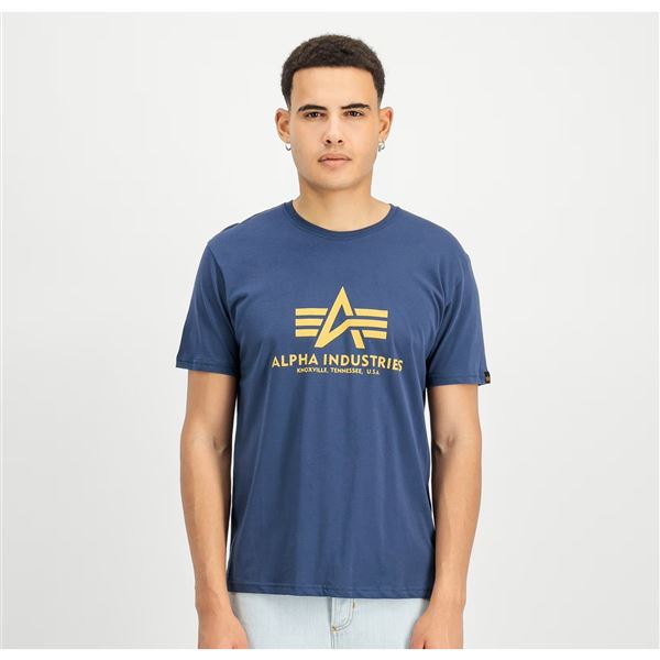 Alpha Industries Tričko Basic new navy, M