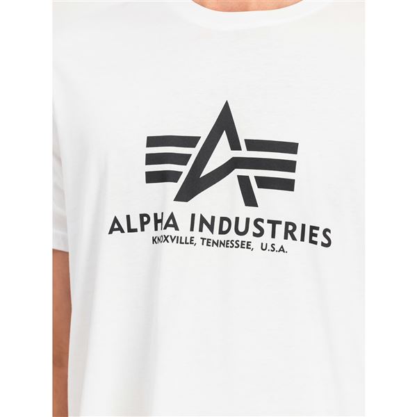 Alpha Industries Tričko Basic bílé, M