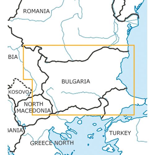Bulharsko VFR ICAO mapa 2024