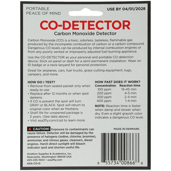 ASA Carbon Monoxide Detector