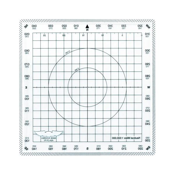 ASA CP-P5 Square Aviation Plotter