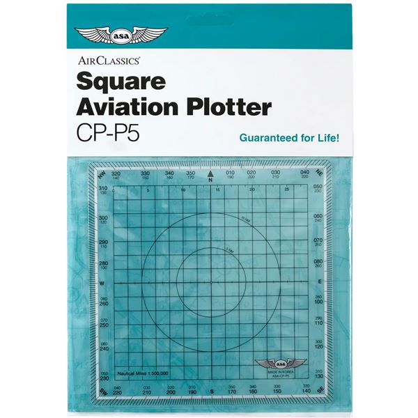 ASA CP-P5 Square Aviation Plotter