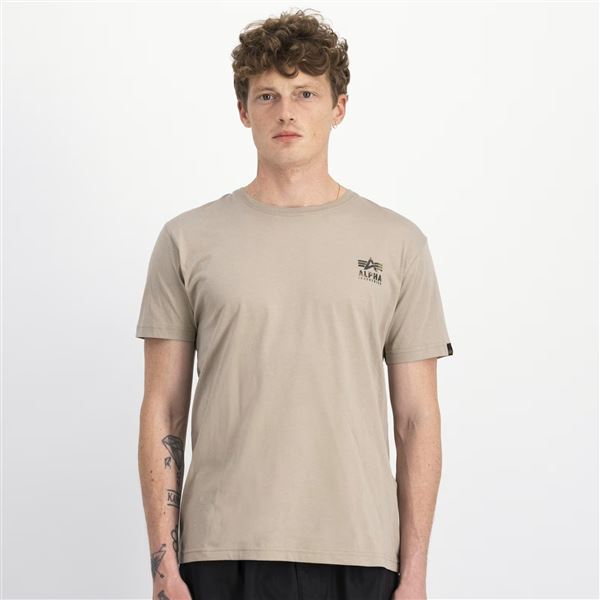 Alpha Industries T-shirt Camo Backprint sand, M