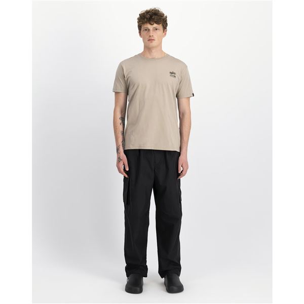 Alpha Industries T-shirt Camo Backprint sand, M