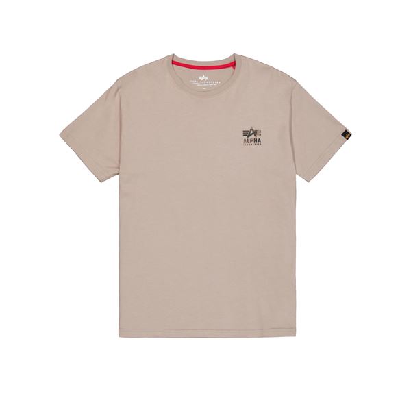 Alpha Industries T-shirt Camo Backprint sand, M