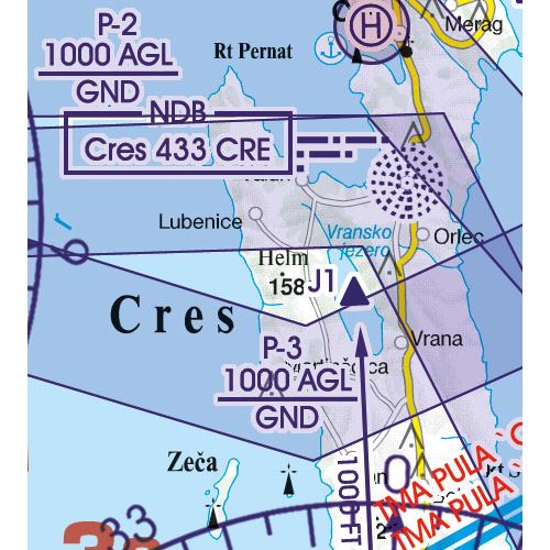 Croatia-BIH VFR ICAO Chart 2024