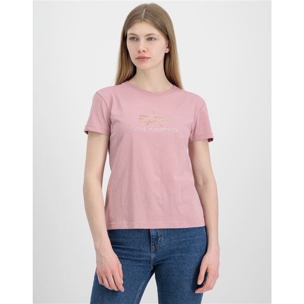 Alpha Industries Women T-shirt Crystal pink, L