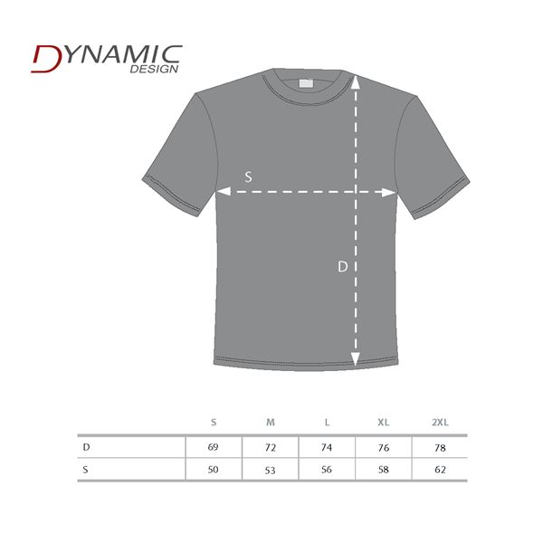 Tričko pánské Dynamic Design 2017, šedá, L