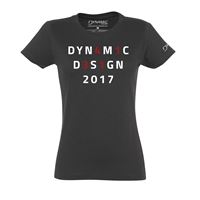 Tričko dámské Dynamic Design 2017, šedá, S