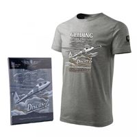 ANTONIO T-Shirt with glider DISCUS-2, grey, M