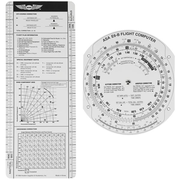 ASA Flight Computer E6-B Paper