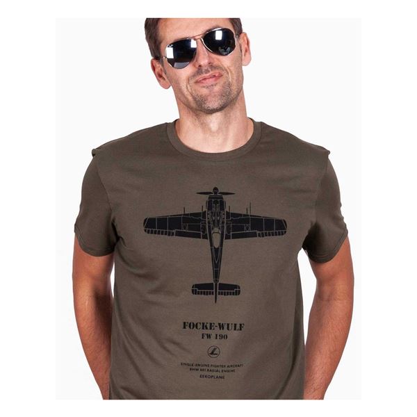 EEROPLANE Focke-Wulf FW190 T-shirt khaki, M