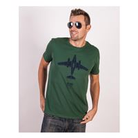 EEROPLANE T-shirt Messerschmitt Me262 green, XL