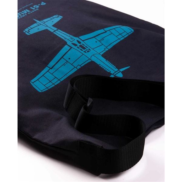 EEROPLANE Taška Mustang P-51 navy
