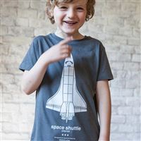 EEROPLANE Dětské tričko Americký raketoplán, 7-8y