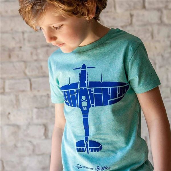 EEROPLANE Dětské tričko Spitfire, 5-6y