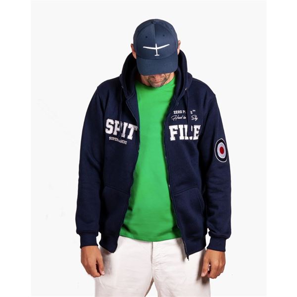 EEROPLANE Spitfire Zip Hoodie navy, XL