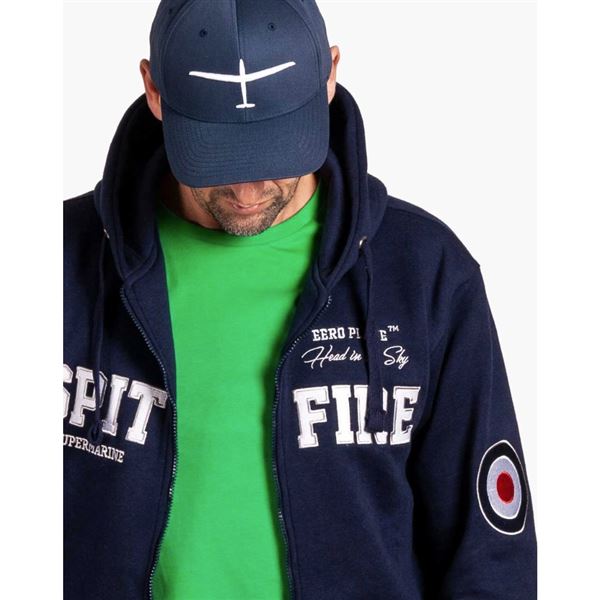 EEROPLANE Spitfire Zip Hoodie navy, XL