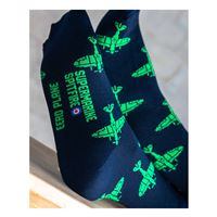 EEROPLANE Spitfire Socks navy/green, 39/42