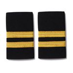 Výložky, Epolety 2 pruhy zlatá, pár