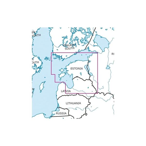 Estonsko VFR ICAO mapa 2024