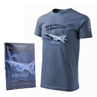 ANTONIO T-shirt with fighter F-15C EAGLE, L