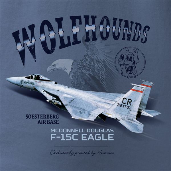 ANTONIO Tričko se stíhačkou F-15C EAGLE, XL