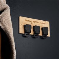 Věšák na klíče - černá edice, BAG TO LIFE