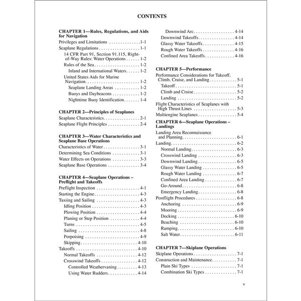 ASA Operations Handbook - Seaplane, Skiplane and Float/Ski Equipped Helicopter