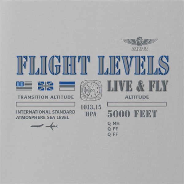 ANTONIO Tričko FLIGHT LEVELS, L