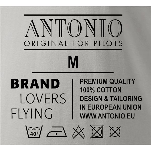 ANTONIO T-Shirt FLIGHT LEVELS, grey, XXL