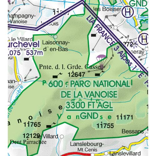 France North West VFR Chart 2024