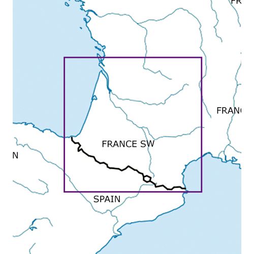 France South West VFR Chart 2024 