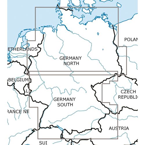 Germany South VFR Chart 2024 