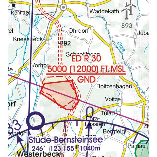 Germany South VFR Chart 2024 