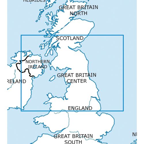 Velká Británie Střed VFR mapa 2024