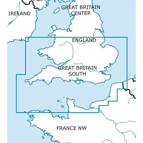 Velká Británie Jih VFR mapa 2024