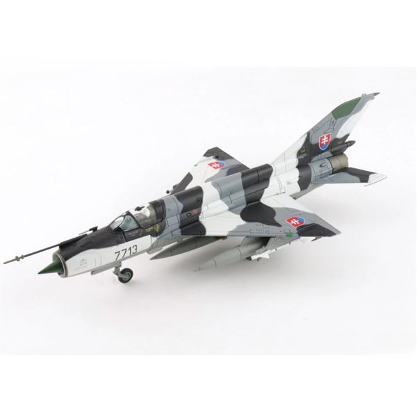 Model MiG-21MF Fishbed-J Slovak Air Force, signature 1:72