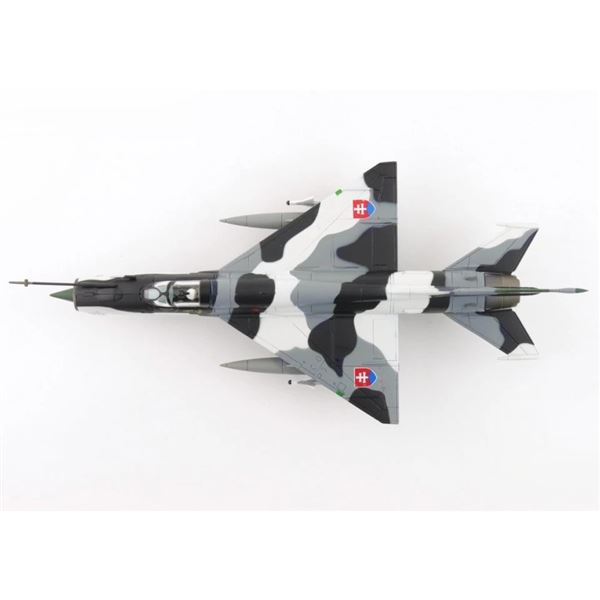 Model MiG-21MF Fishbed-J Slovak Air Force, signature 1:72