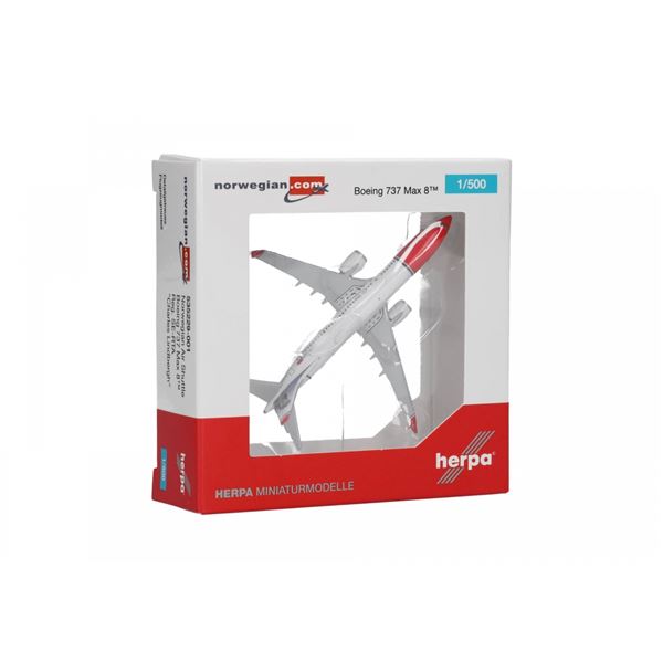 Model B737 MAX 8 Norwegian Air Sweden 1:500