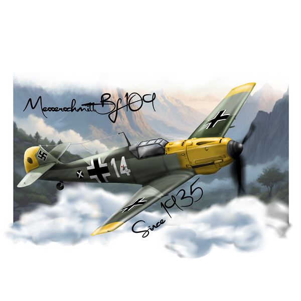 Hrnek Messerschmitt BF109