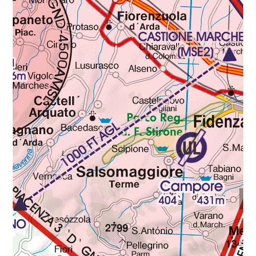Italy West VFR Chart 2024