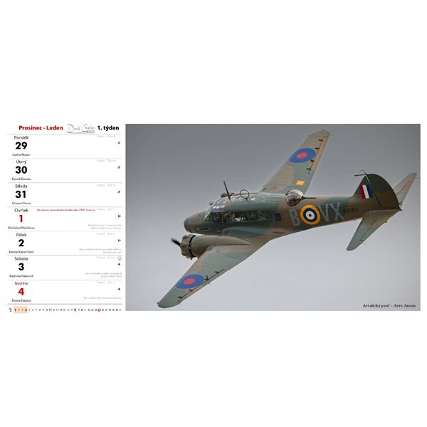 Kalendář AIRSHOW 2026 stolní 