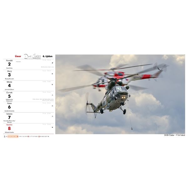 Kalendář AIRSHOW 2026 stolní 