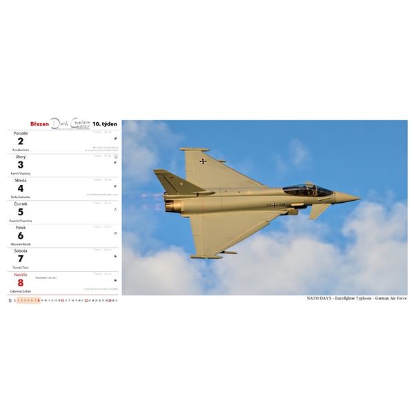 Kalendář AIRSHOW 2026 stolní 