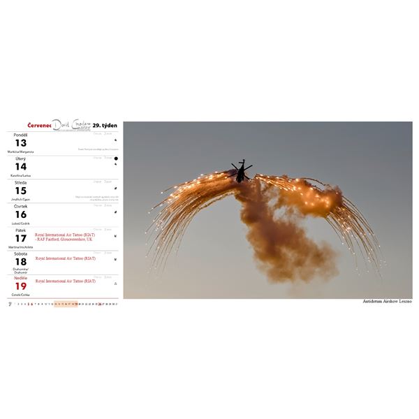 Kalendář AIRSHOW 2026 stolní 