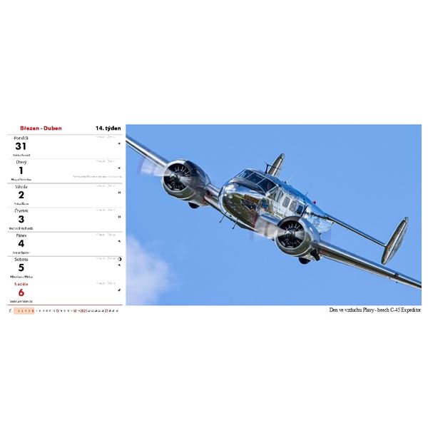 AIRSHOW Desk Calendar 2025