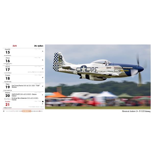 AIRSHOW Desk Calendar 2025